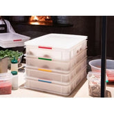 ARAVEN DOUGH BOX LID POLYPROPYLENE 24X16IN, WHITE - Mabrook Hotel Supplies